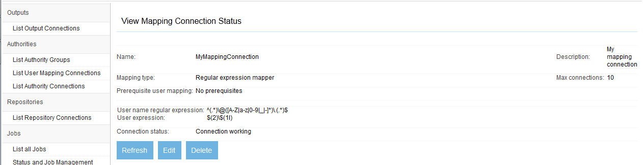 View Mapping Connection